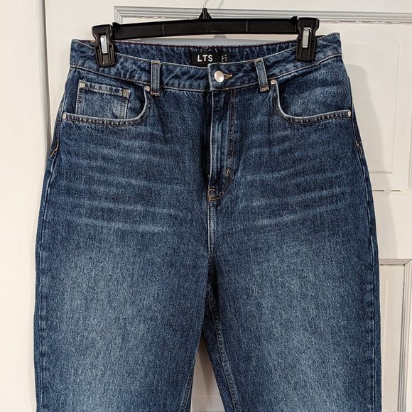 Long Tall Sally Indigo Mom Jeans - Picture 1 of 5